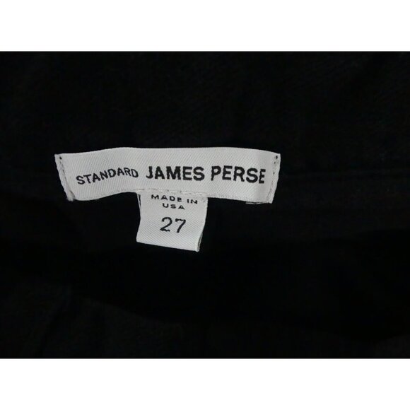 James Perse Womens 27 Pants Jogger Stretch Slim Knit Twill Black - Picture 6 of 8